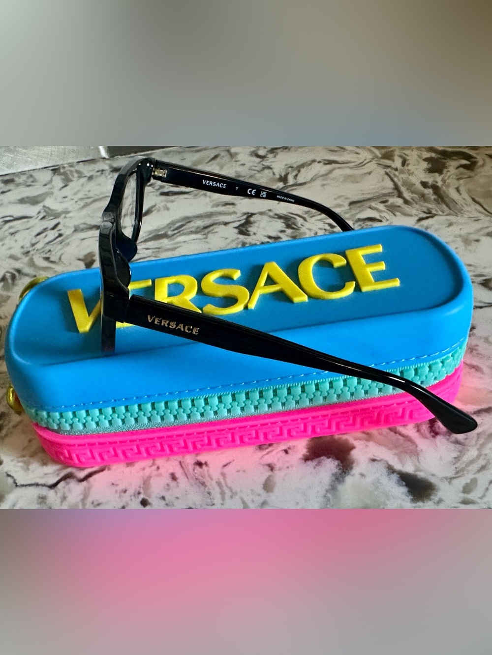 Versace Kids Eyeglasses VK 3325U GB1 Black Frames 45[]16 130 with Case - Picture 10 of 12
